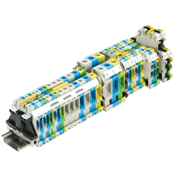 DIN RAIL TERMINAL BLOCKS WITH  SCREW CONNECTION