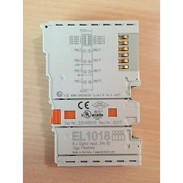 Beckhoff EL1018 8channel digital input terminal 24 V DC 10 µs