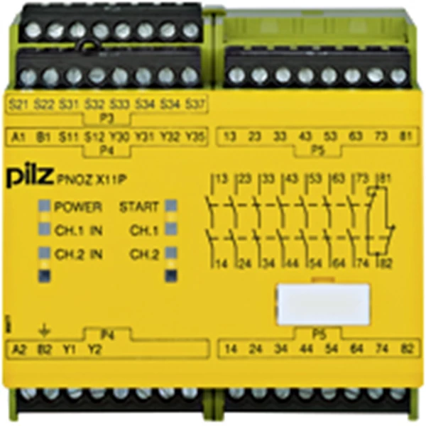 PILZ PNOZ X11P 24VAC 24VDC 7n/o 1n/c 2so