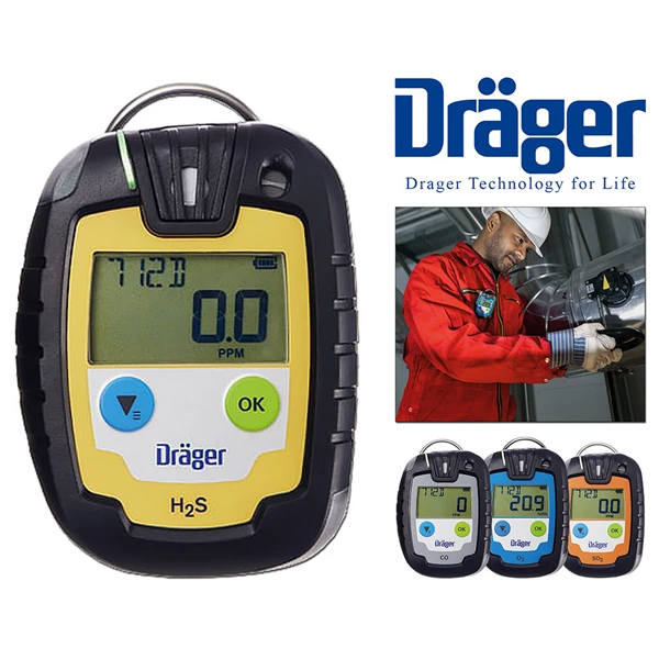 Drager Pac 6000  Detector Gas Tunggal  Detector Gas Portabel