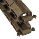 REXNORD LINK-BELT ROOF-TOP PINTLE CAST CHAINS 1