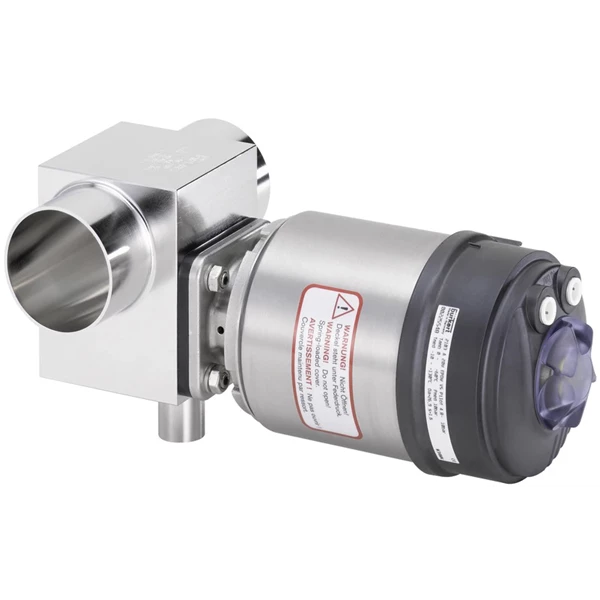 Burkert Type 2104 - Pneumatically operated zero dead volume T-valve ELEMENT for decentralized automation